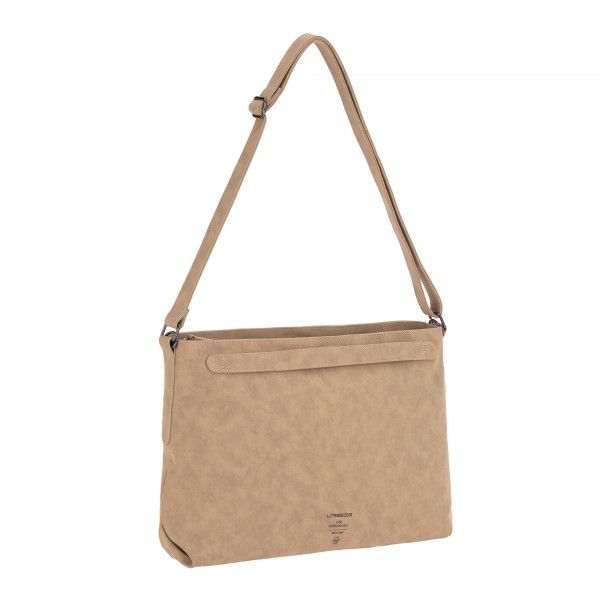 Lässig Satchel Diaper Bag - Beige Polyester - 43x31x12.5cm