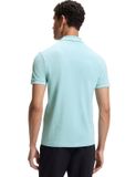 Hugo Boss Poloshirt Korte Mouw Lichtblauw 3XL Katoen Regular Fit Effen