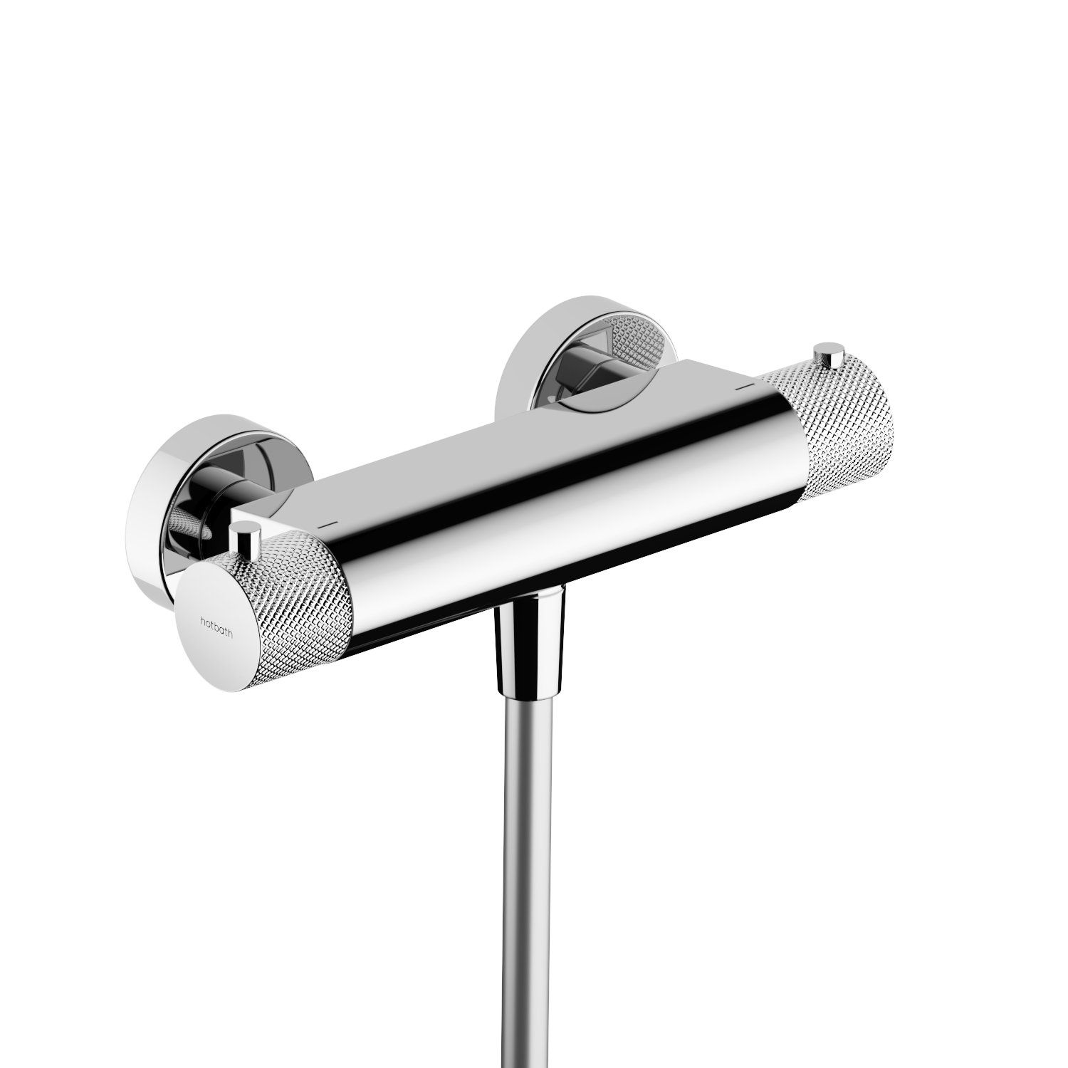 hotbath Cobber X thermostatische douchemengkraan geborsteld nikkel CX008GN