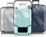 Fly & Plug Emballage de 1 - Housse de bagage en PVC transparent - Épaisse et étanche - Avec grande fermeture velcro - Convient aux bagages à roulettes de 19-20
