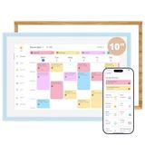 Digitale Dragon Touch Digitale kalender 2026 met 2 vervangbare frames, 25,5 cm elektronische kalenderplanner