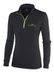 Black Crevice Dames T-Shirt, ritssluiting Shirt zwart groen 42