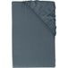 LIVARNO® Drap-housse satin de coton et bambou mélangés, 180 - 200 x 200 cm (bleu foncé)