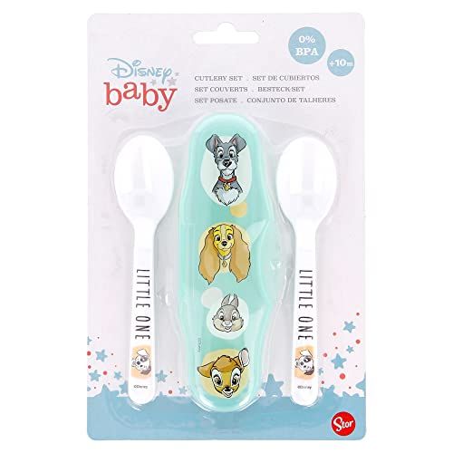 Disney Classic Baby Spoon Set - 2 Pieces with Case