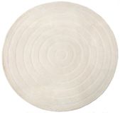 LABEL51 Agra Vloerkleden - Wit - Polyester - 200x200 cm - Rond
