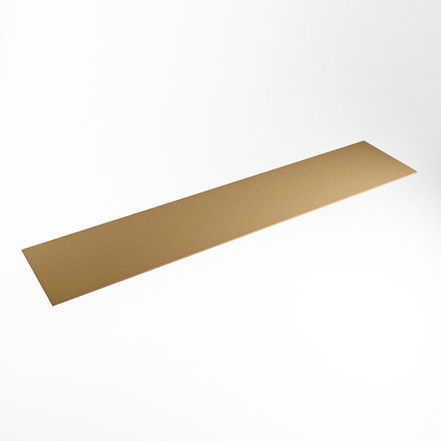 Mondiaz Mondiaz TOP 46 Topblad - 220x46x0.9cm - geschikt voor afdekplaat - Solid surface - Oro XIM49880Oro