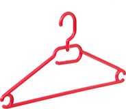 De Kledinghanger Gigant - Multihanger - Adultes - 10 Stuks - Kunststof - Rood - Blousehanger - Shirthanger - 42 cm