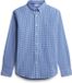 Tommy Hilfiger Heren Lange Mouwen Shirt Katoen XL Blauw/Enziaan/Wit