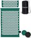 LifeGoods Spijkermat met Kussen - Shakti Mat - Acupressuur Mat - Spijkerbed - Massage Mat - Voor Pijnverlichting, Spierherstel, Stressverlichting en Meer - Incl. 2x Triggerpoint Bal - 60x40x2cm - Groen