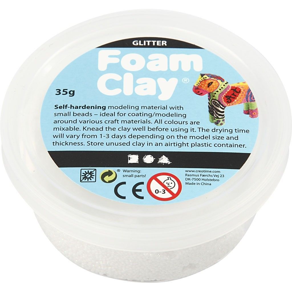 Creativ Company Foam Clay - Wit - 35g