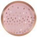 Amscan 8 Rosé Gouden Papieren Bordjes 23cm