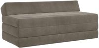 vidaXL Vouwbare Sofa Bed Lichtgrijs Stof 120 x 60 x 49 cm