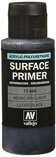 Acrylicos Vallejo 60 ml "Gloss Black Primer" metaalverf