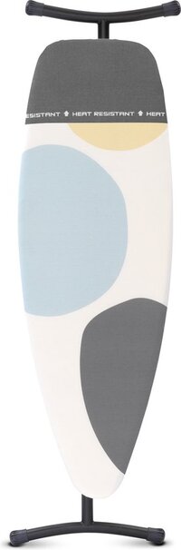 Brabantia Strijkplank D met Hittebestendige Parkeerplaats - 135 x 45 cm - Spring Bubbles