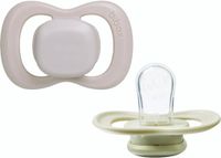 b.box Fopspeen Maat 1 (2 stuks) - Blos/Latte - 0-6 maanden - BPA-vrij - Glow in the dark