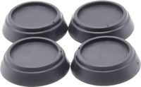 VOORWASSEN Trillingsdempers wasmachine / droger, zwart, per 4 stuks, Ø 63 mm