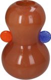 HD Collection Vaas Glas Terra 16.5x16.5x25.5cm