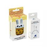 Set George Set Airpods Crochet + USB-datakabel
