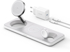 Anker MagGo 3-in-1 Draadloos Oplaadstation - Qi2 - 15W - Wit