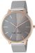 Nine West Dameshorloge van mesh, zilver/goud