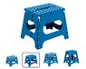 ARREGUI TB-027-A Opvouwbare Kruk voor Keuken of Badkamer | Inklapbare Opstap | Opvouwbaar Krukje | Inklapbare Banquetkruk | Stevige Opstap voor Volwassenen en Kinderen (tot 150 kg)| 27 cm Hoog | Blauw