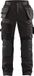 Blåkläder Werkbroek met Kevlar en stretch 1554-1860 - Donkergrijs/Zwart - D120