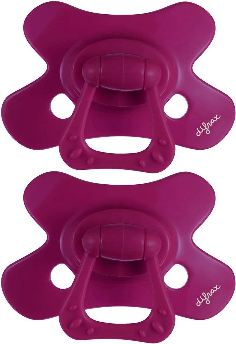 Difrax Fopspenen Natural Vanaf de geboorte - Wildberry