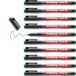edding 140 S permanente pen - 10 stiften - groen - ronde punt 0,3 mm