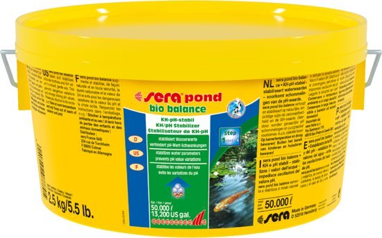 Sera - Vijver Bio Balance - veilige stabilisering van de waterwaarden - 2,5 KG