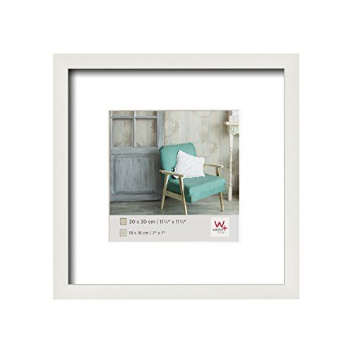 Walther Design EA330W Stockholm Holzrahmen, 30x30 cm, weiß