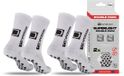 Tape Design Sokken Superlight Unisex Wit Polyester