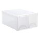 Rotho Frontbox Grote ladebak met 2 lades, Kunststof (PP) BPA-vrij, transparante, twin (44.0 x 34.0 x 20.0 cm)