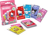 Hello Kitty Jeux de cartes 4-en-1 (Kwartet, mémo, snap, jeu d'action)