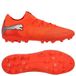 PUMA Future 9 Fusion Low Cut MG Unleashed - Rouge éclatant/Blanc/Noir/Argenté - Multi Ground (MG), pointure 40