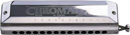Suzuki Chromatic SCX-56-C Chromatische Mondharmonica C