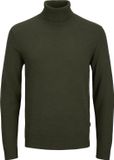Jack &amp; jones JACK&JONES JJEEMIL KNIT ROLL NECK Heren Trui - Kombu Green - Maat XXL