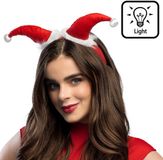 Boland LED diadeem Santa Rood