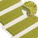 VidaXL Trapmatten 15 st 65x21x4 cm groen rechthoekige rand