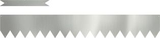 vidaXL Grasafscherming 20 stuks 100 x 0,05 x 15 cm Staal Zilver