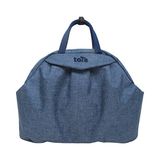 Wikkeltas Chic, blauw, Bag in Bag, 45x14x32 cm, vele accessoires