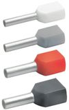 Klauke 8678 Dubbele adereindhulzen 0.25 mm² Deels geïsoleerd Lichtblauw 1000 stuk(s)