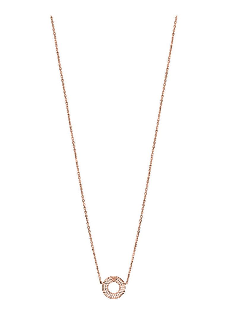 Emporio Armani Ketting EG3588221 Zilver Zirkonia