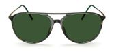 Silhouette Brickell 4081 Lunettes de soleil homme vert pilote vert