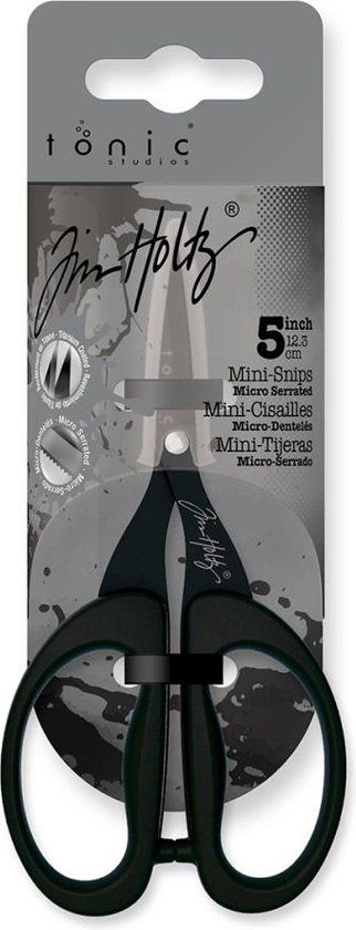 Tim Holtz 5" Mini Snips - Zwart - Papierschaar