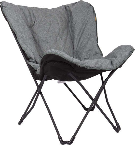 Bo-Camp Industrial Vlinderstoel Himrod - Groen - Relaxstoel - 120 kg