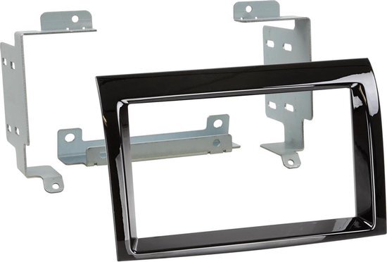 2-DIN Paneel Fiat Ducato - Citroën Jumper - Peugeot Boxer - Kleur : piano Zwart