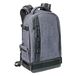 PEDEA DSLR-camerarugzak "Fashion" met displaybeschermfolie voor Canon EOS 5DS R M6 M100 100D G1X Mark III SX740 / Nikon Z6 D850 / Panasonic Lumix DC GH5 GX800 / Sony Alpha 6000 6500 grijs