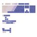 GLORIOUS GPBT Purple Haze Keycaps US/ISO Lay-out Formaat | 135 Stuks Gradient PBT Polymeer No-Fade Sublimatie, Custom Mechanisch Toetsenbord 100% 75% 65% 60% Compatibel, Windows MacOS