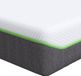 vidaXL Matras - Medium - Zacht - 80 x 200 cm - Wit en Grijs