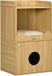PawHut 3-laags kattenbak met kussen, 60x45x103 cm